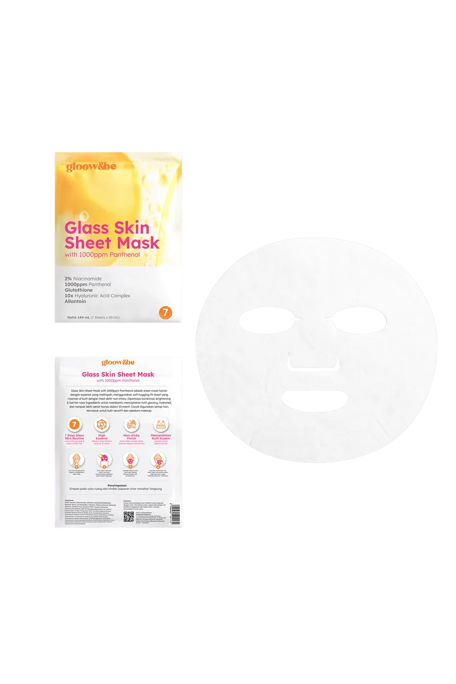 Sheet mask Gloow&be